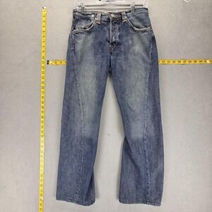 VTG Levis Engineered Jeans Womens 10th Anniversary Twisted Button Fly Fits 27x28